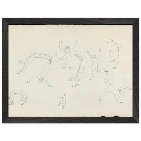 THE TUMBLERS II 1931 by Alexander Calder — Framed art print at Zephyeer