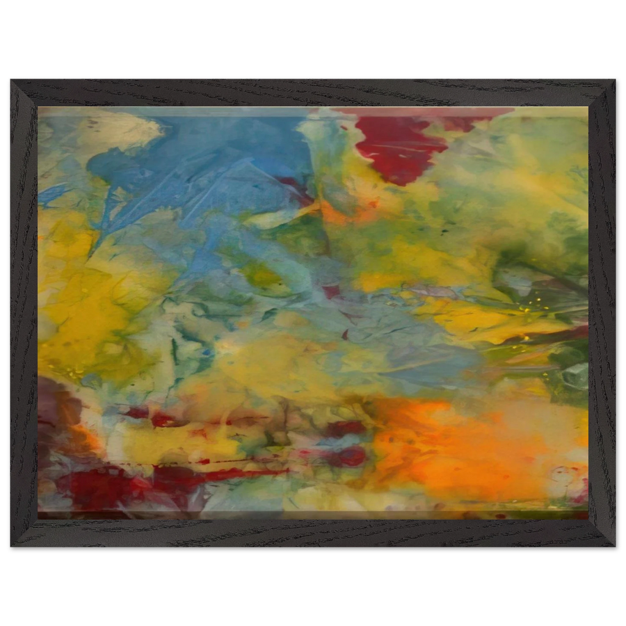 Blue Swirl by Sam Gilliam — Framed art print at Zephyeer