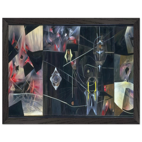 BLACK VIRTUE 1943 by Roberto Matta — Framed art print at Zephyeer