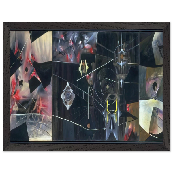 BLACK VIRTUE 1943 by Roberto Matta — Framed art print at Zephyeer