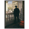 MAN AT THE WINDOW 1875 by Gustave Caillebotte — Framed art print at Zephyeer