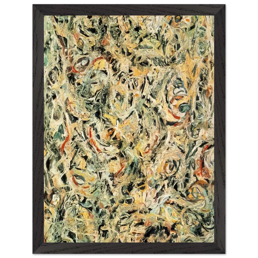 EYES IN THE HEAT 1946 by Jackson Pollock — Framed art print at Zephyeer