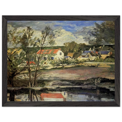 In the Oise Valley by Paul Cézanne — Framed art print at Zephyeer