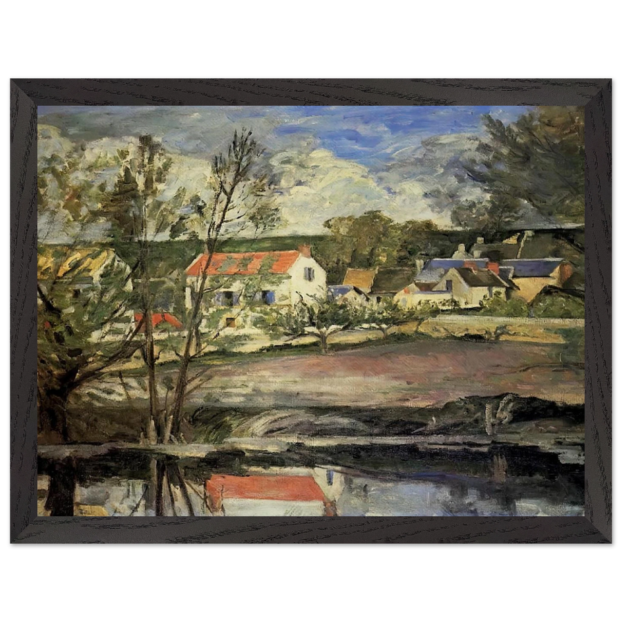 In the Oise Valley by Paul Cézanne — Framed art print at Zephyeer