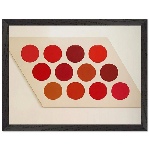 Red Twelve - 1965 by Thomas Downing — Framed art print at Zephyeer