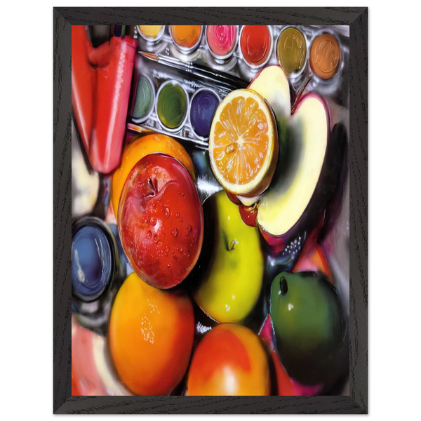 ENERGY APPLES 1980 by Audrey Flack — Framed art print at Zephyeer