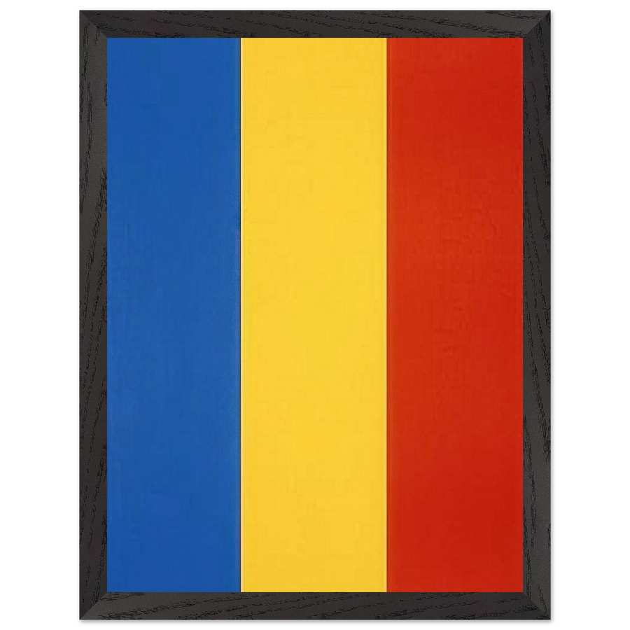 Blue Yellow Red by Ellsworth Kelly — Framed art print at Zephyeer