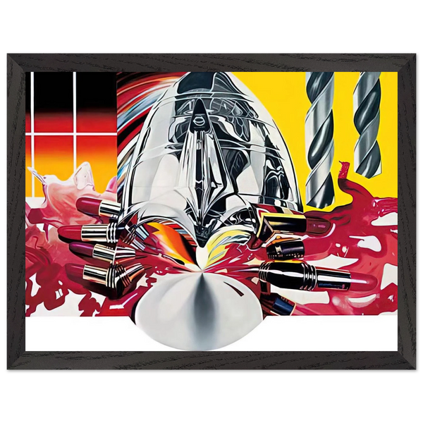 The Swimmer in the Econo-mist  painting 3 by James Rosenquist — Framed art print at Zephyeer