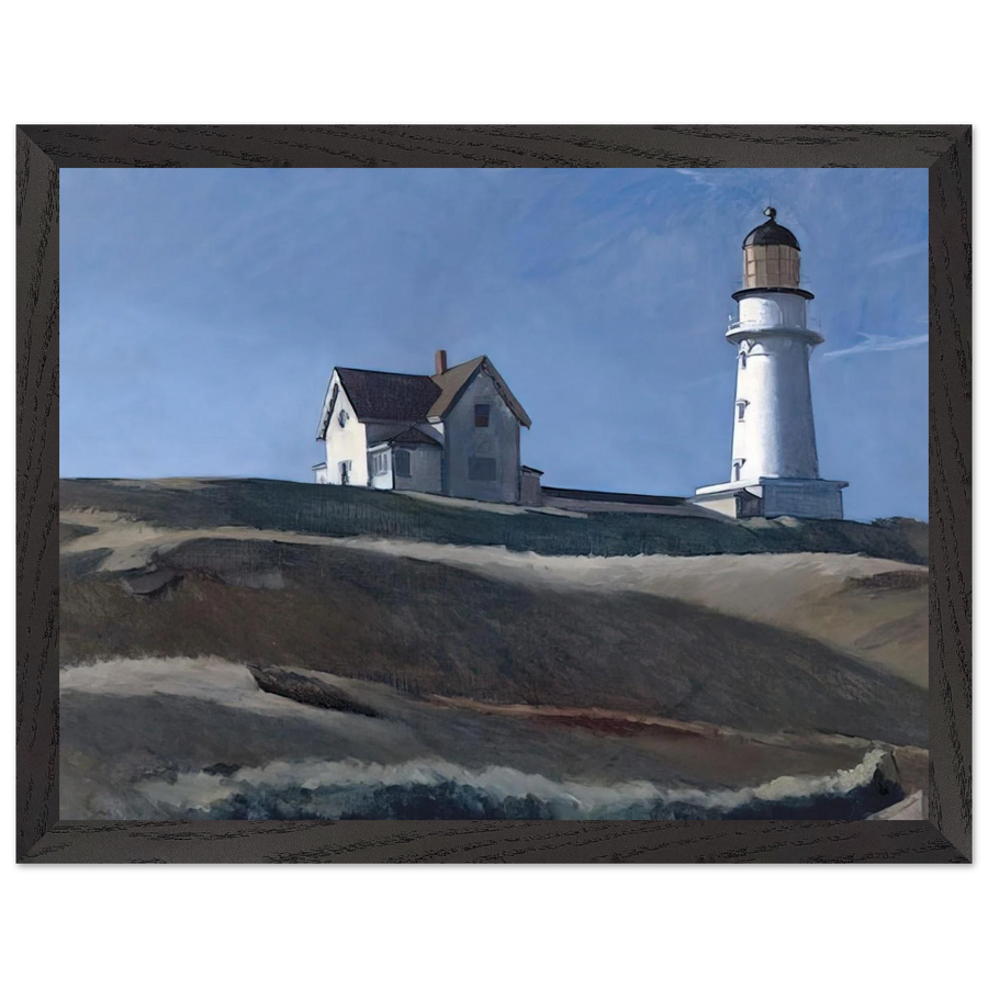 Lighthouse HIll by Edward Hopper — Framed art print at Zephyeer