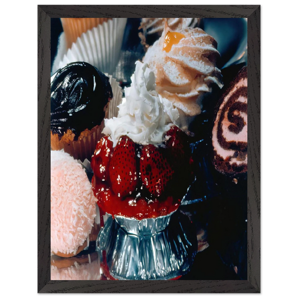 STRAWBERRY TART SUPREME 1974 by Audrey Flack — Framed art print at Zephyeer