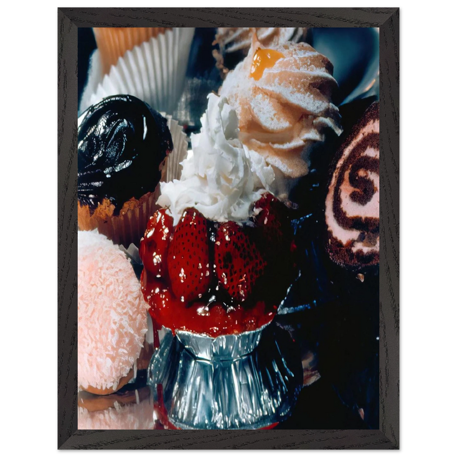 STRAWBERRY TART SUPREME 1974 by Audrey Flack — Framed art print at Zephyeer