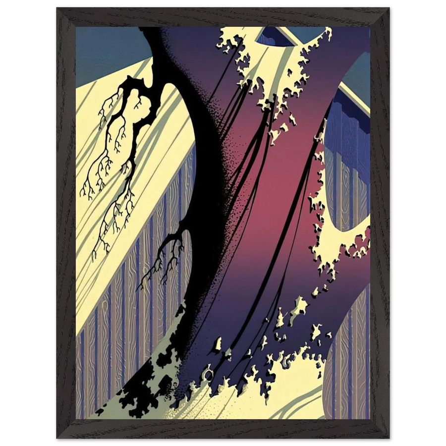 Mauve Barn by Eyvind Earle — Framed art print at Zephyeer