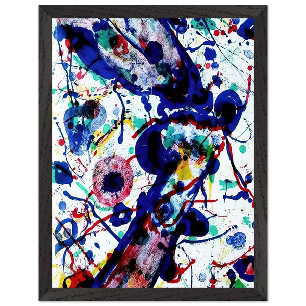 Untitled from Michel Waldberg s Posmes dans le ciel by Sam Francis — Framed art print at Zephyeer