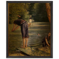 BATHERS ON THE BANKS OF THE YERRES 1878 by Gustave Caillebotte — Framed art print at Zephyeer