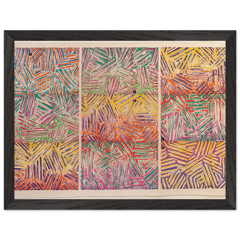 USUYUKI ULAE 227 by Jasper Johns — Framed art print at Zephyeer