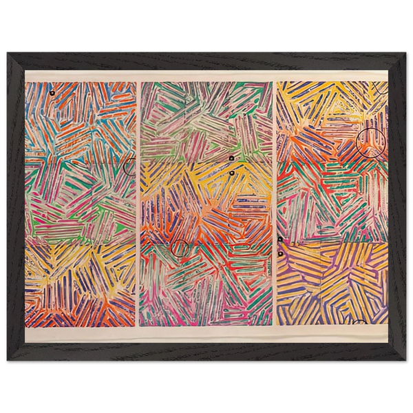 USUYUKI ULAE 227 by Jasper Johns — Framed art print at Zephyeer