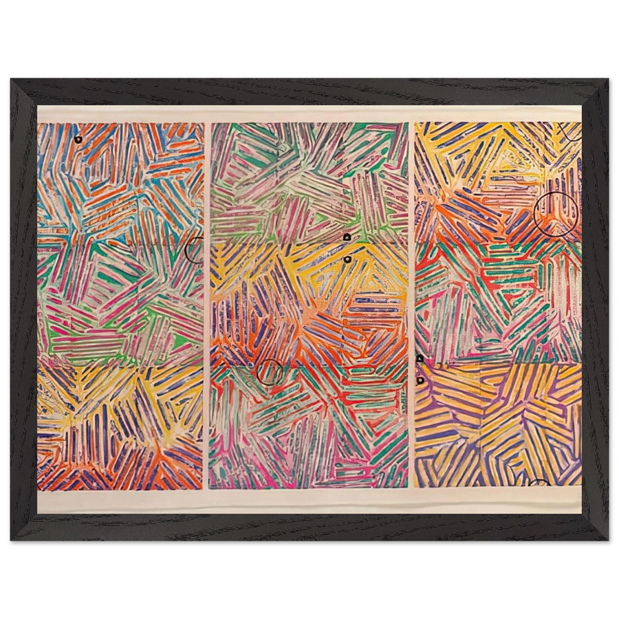 USUYUKI ULAE 227 by Jasper Johns — Framed art print at Zephyeer