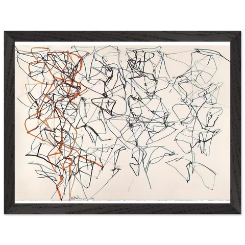 Study for the Virgins - 1990 by Brice Marden — Framed art print at Zephyeer