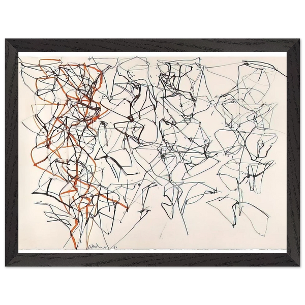 Study for the Virgins - 1990 by Brice Marden — Framed art print at Zephyeer