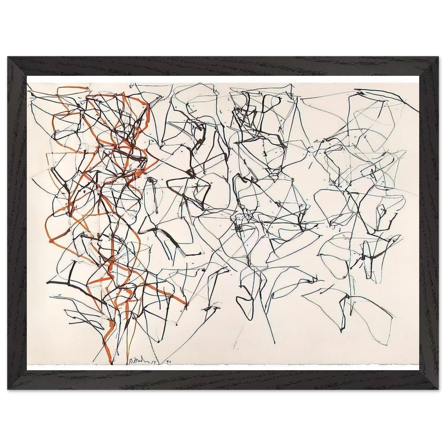 Study for the Virgins - 1990 by Brice Marden — Framed art print at Zephyeer