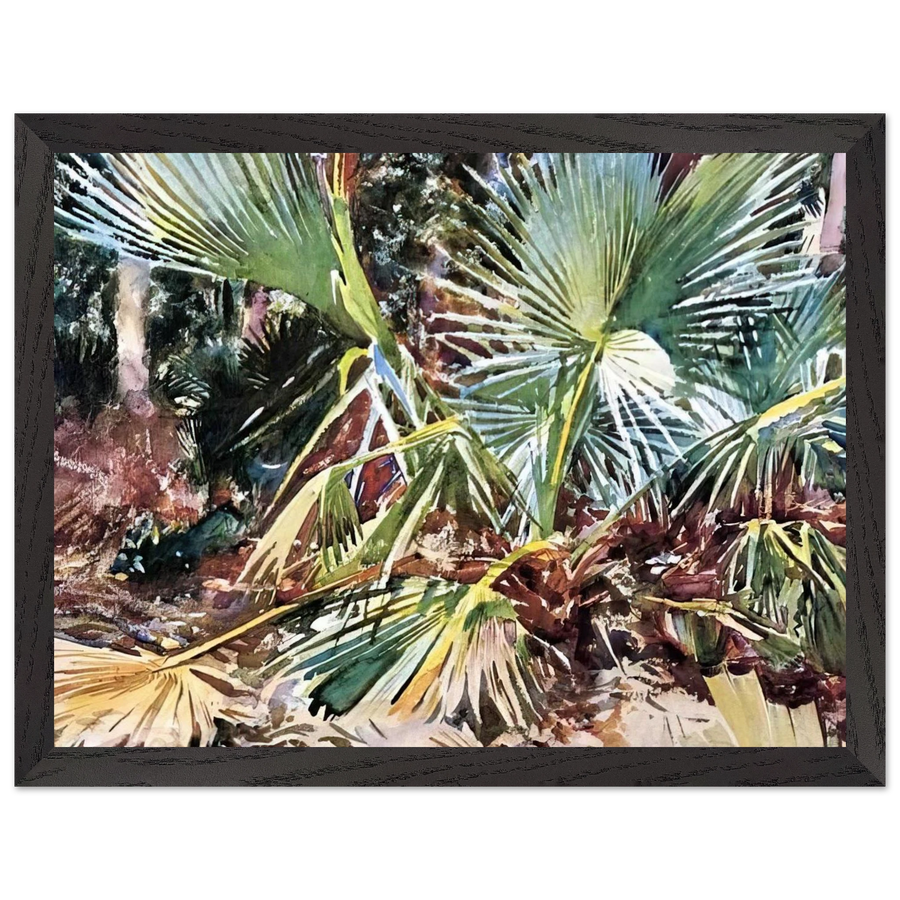 Palmettos, Florida by John Singer Sargent — Framed art print at Zephyeer