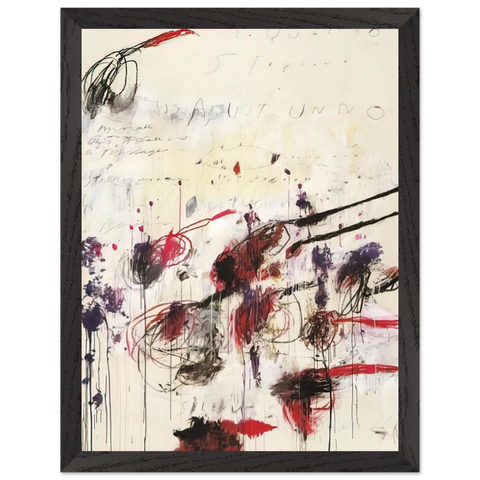 Quattro stagioni I. Autunno by Cy Twombly — Framed art print at Zephyeer
