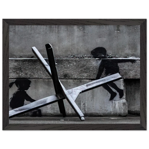 KYIV KHRESHCHYATYK 9 2022 by Banksy — Framed art print at Zephyeer