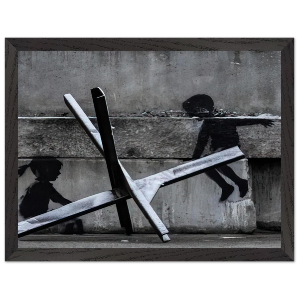 KYIV KHRESHCHYATYK 9 2022 by Banksy — Framed art print at Zephyeer
