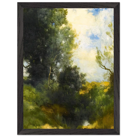 A Path Through the Woods by Thomas Moran — Framed art print at Zephyeer