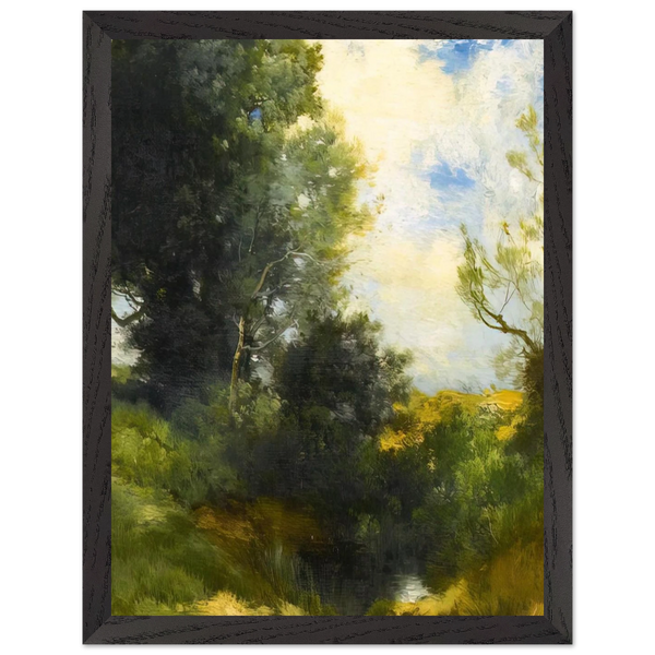A Path Through the Woods by Thomas Moran — Framed art print at Zephyeer