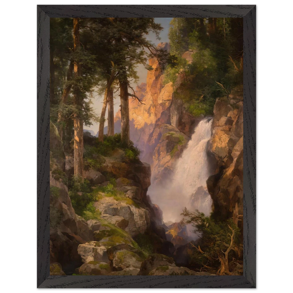 Falls at Toltec Gorge by Thomas Moran — Framed art print at Zephyeer