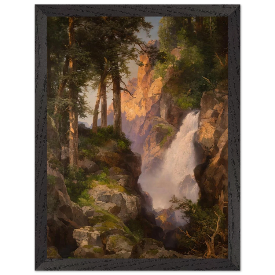 Falls at Toltec Gorge by Thomas Moran — Framed art print at Zephyeer