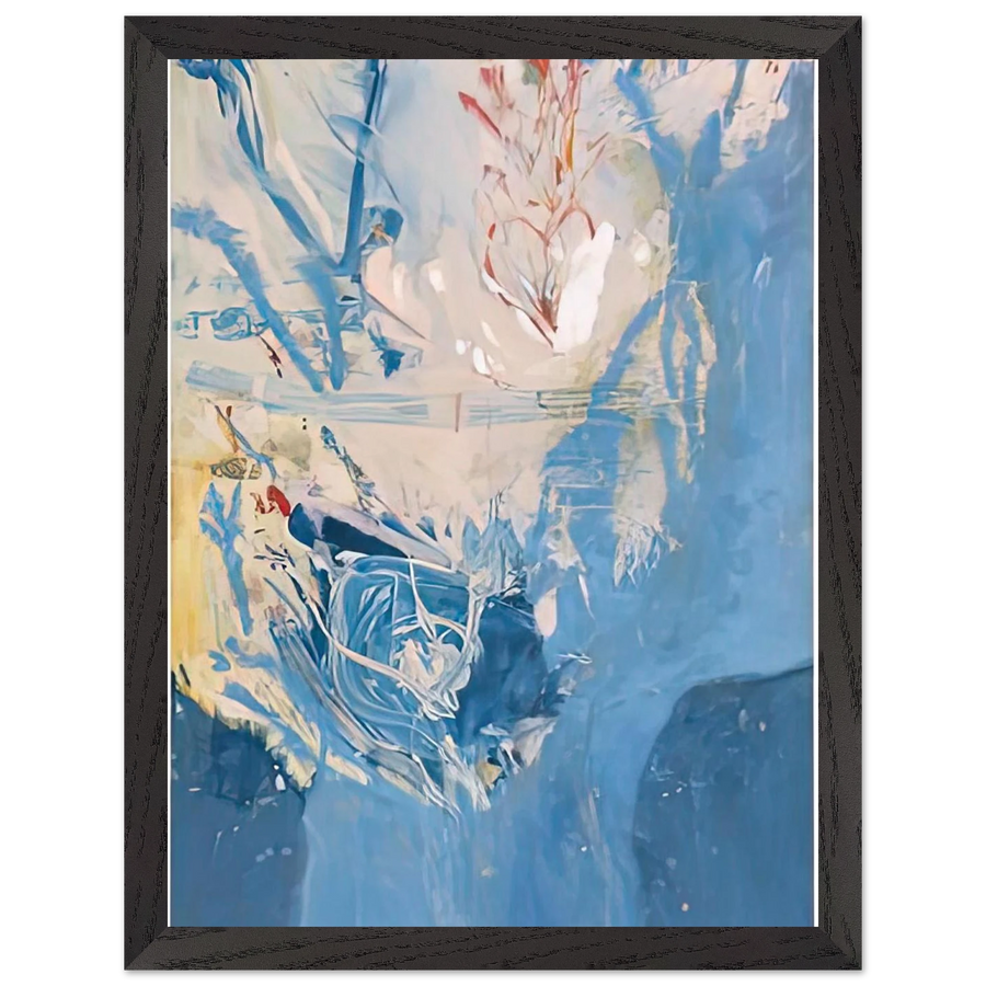 Blue Territory, 1955- by Helen Frankenthaler — Framed art print at Zephyeer