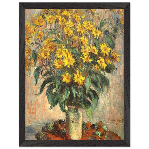 Jerusalem Artichokes by Claude Monet — Framed art print at Zephyeer