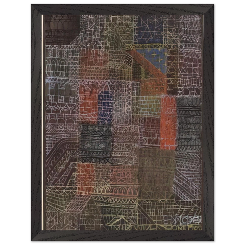 STRUCTURAL II 1924 by Paul Klee — Framed art print at Zephyeer