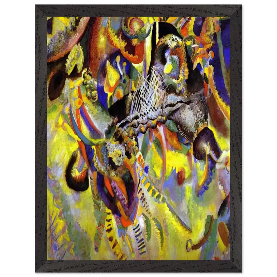 FUGUE 1914 by Wassily Kandinsky — Framed art print at Zephyeer