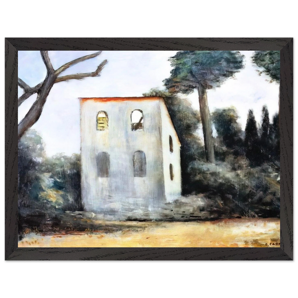 LA CASA ABBANDONATA 1930 by Carlo Carra — Framed art print at Zephyeer