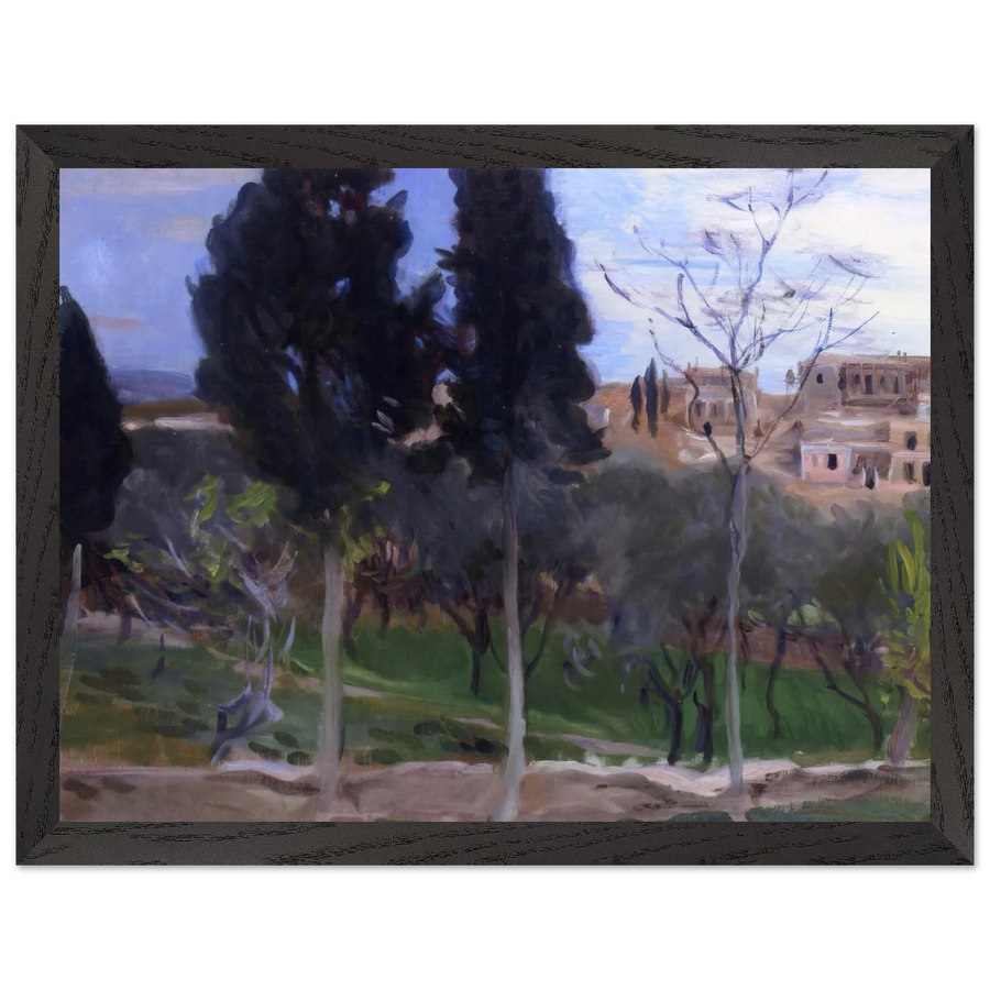Mediterranean Landscape by John Singer Sargent — Framed art print at Zephyeer