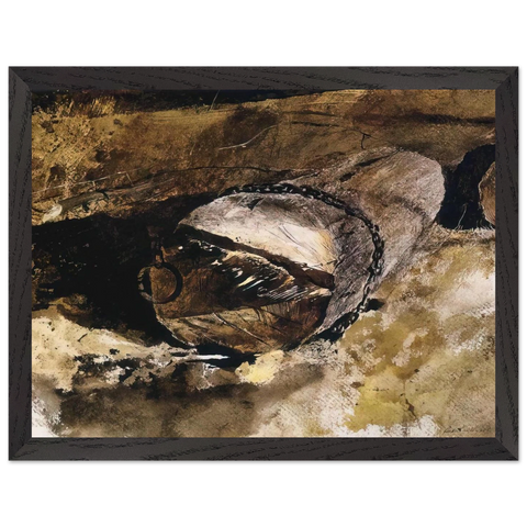 LOG CHAIN by Andrew Wyeth — Framed art print at Zephyeer