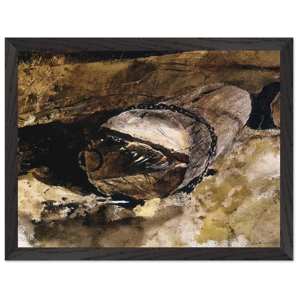LOG CHAIN by Andrew Wyeth — Framed art print at Zephyeer