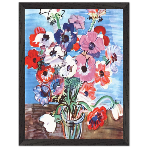 ANEMONES 1937 by Raoul Dufy — Framed art print at Zephyeer