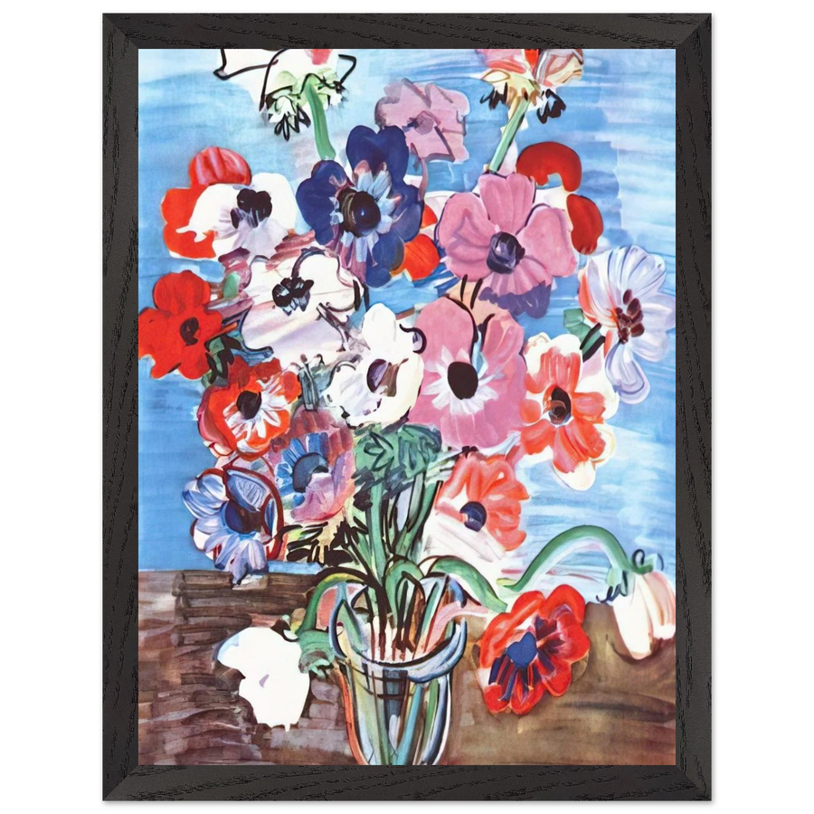 ANEMONES 1937 by Raoul Dufy — Framed art print at Zephyeer