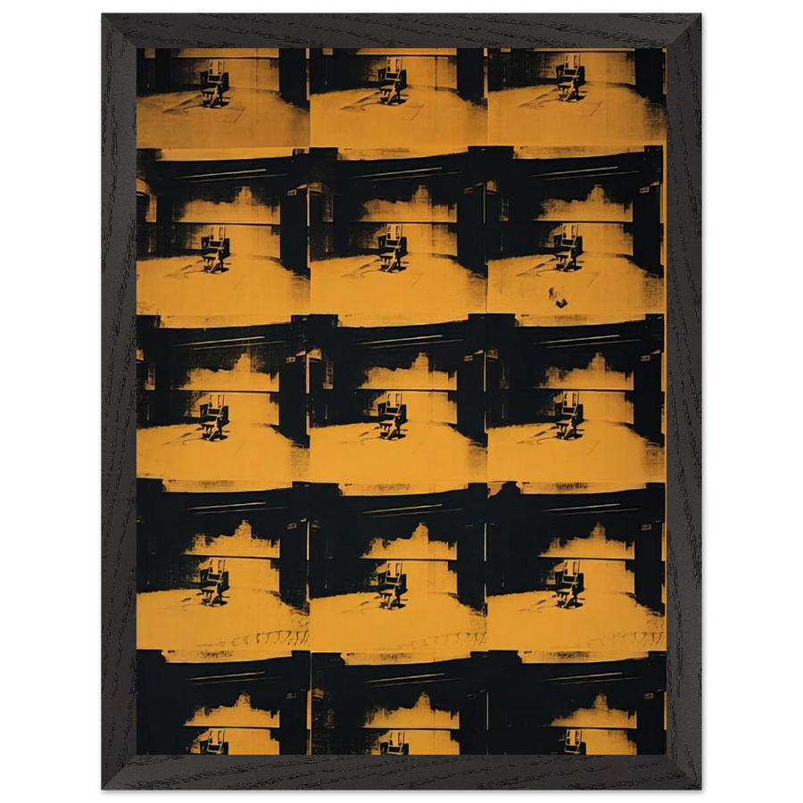 Orange Disaster by Andy Warhol — Framed art print at Zephyeer