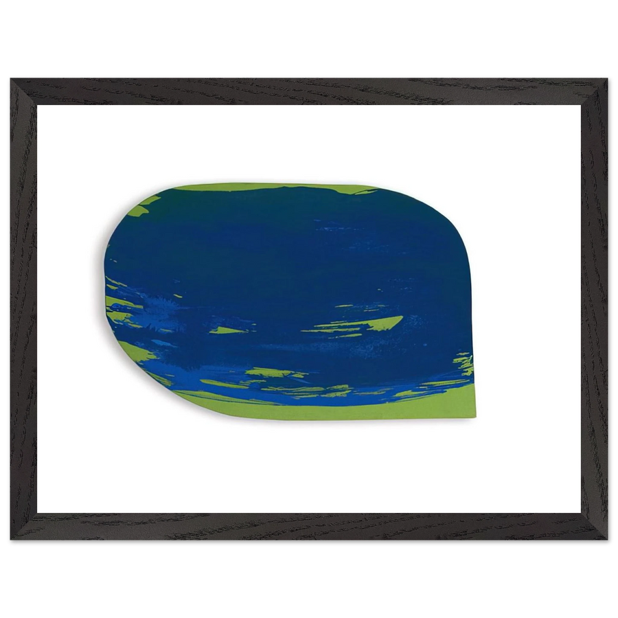 Blau auf Grün - 1965 by Blinky Palermo — Framed art print at Zephyeer