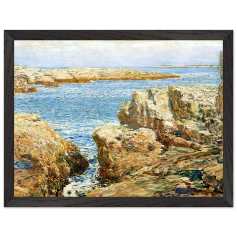 Coast Scene, Isles of Shoals by Childe Hassam — Framed art print at Zephyeer