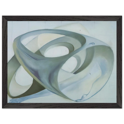 TOPOLOGICAL CONTORTION OF A FEMALE FIGURE by Salvador Dali — Framed art print at Zephyeer