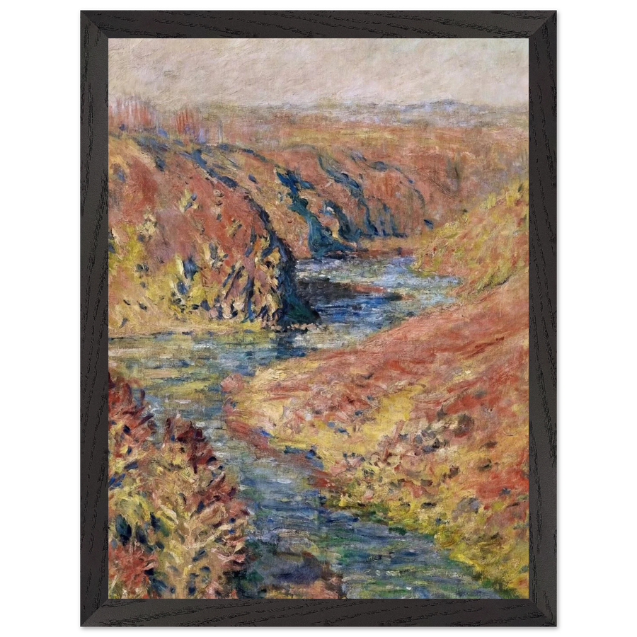 The Valley of Creuse at Fresselines by Claude Monet — Framed art print at Zephyeer