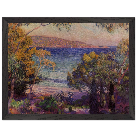 PINES AND EUCALYPTUS AT CAVELIERI 1905 by Theo van Rysselberghe — Framed art print at Zephyeer