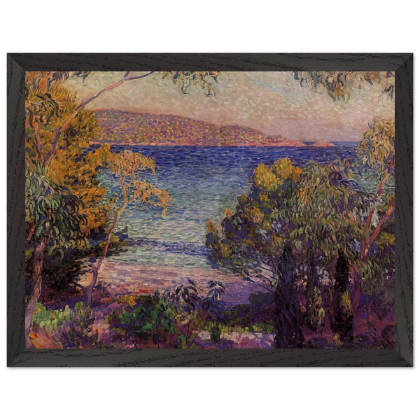 PINES AND EUCALYPTUS AT CAVELIERI 1905 by Theo van Rysselberghe — Framed art print at Zephyeer