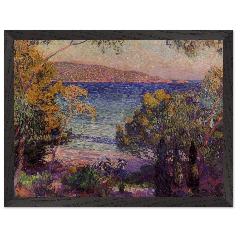PINES AND EUCALYPTUS AT CAVELIERI 1905 by Theo van Rysselberghe — Framed art print at Zephyeer